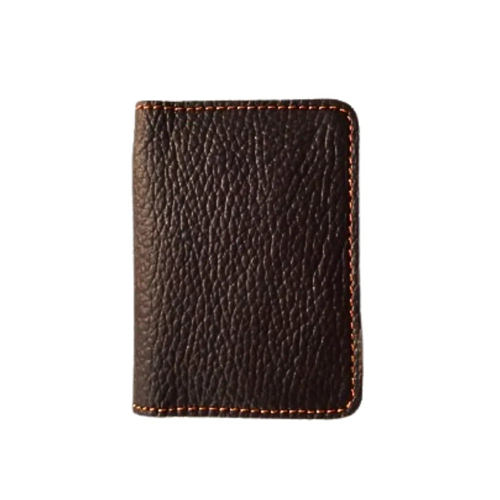Choco Softy Mini Leather Wallet - Hidden Magnetic Closure