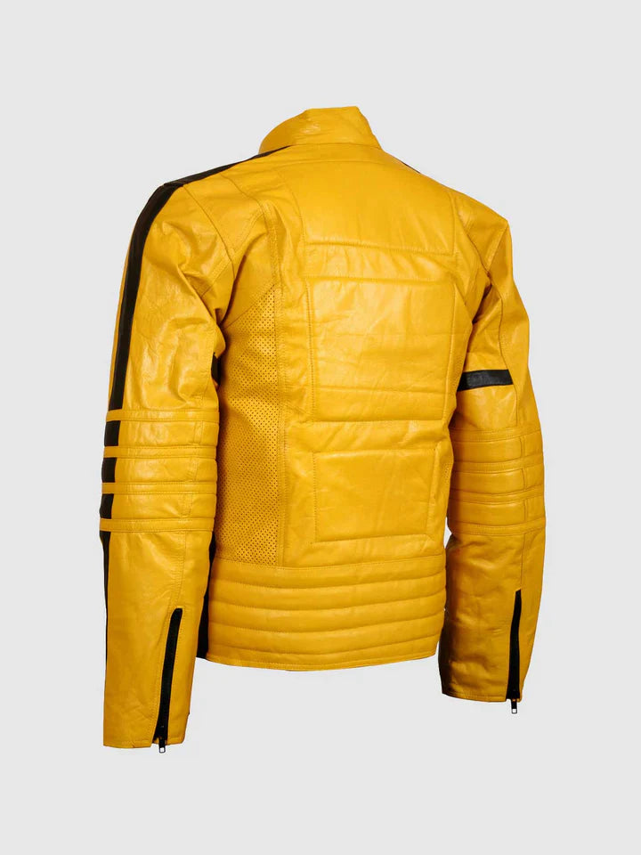 Yellow Motorcycle Jacket