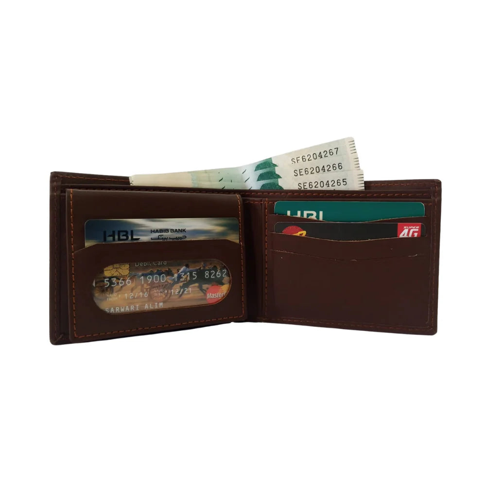 Brown Leather Men's Wallet