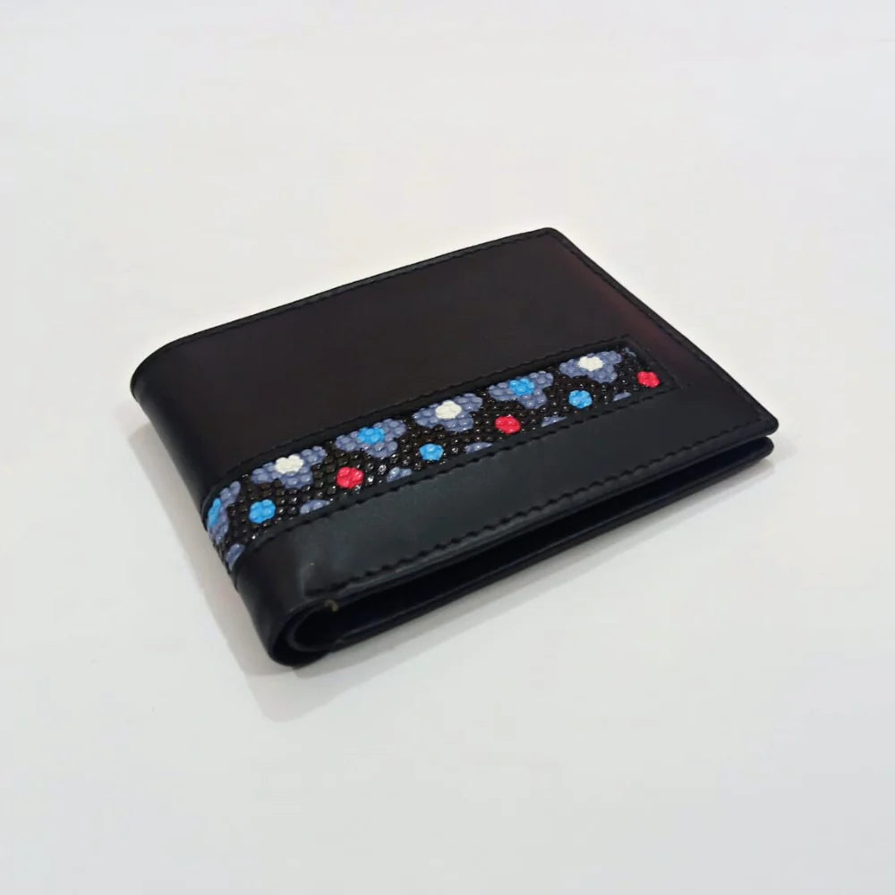 Black Leather Men's Wallet