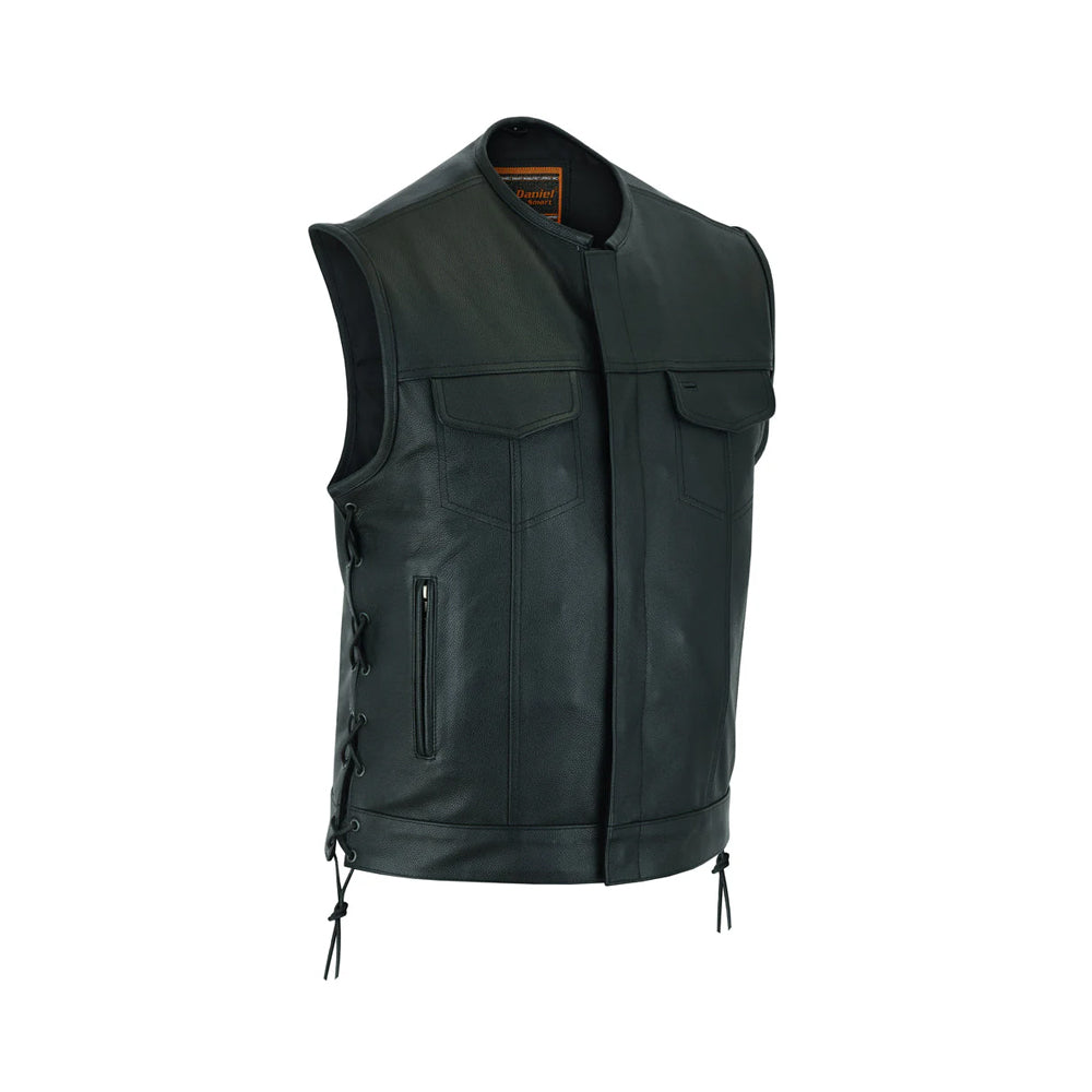 Men's Motorcycle Leather Vest