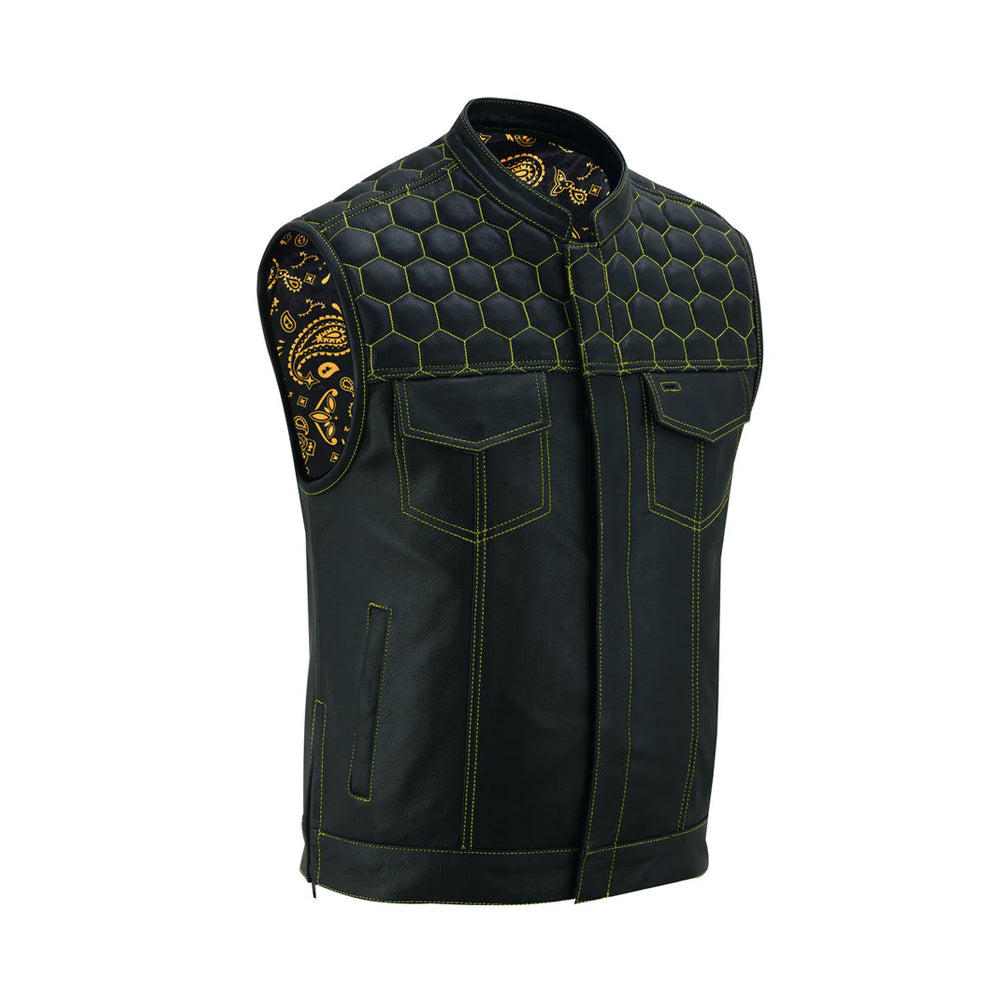 Premium Biker Style Leather Vest