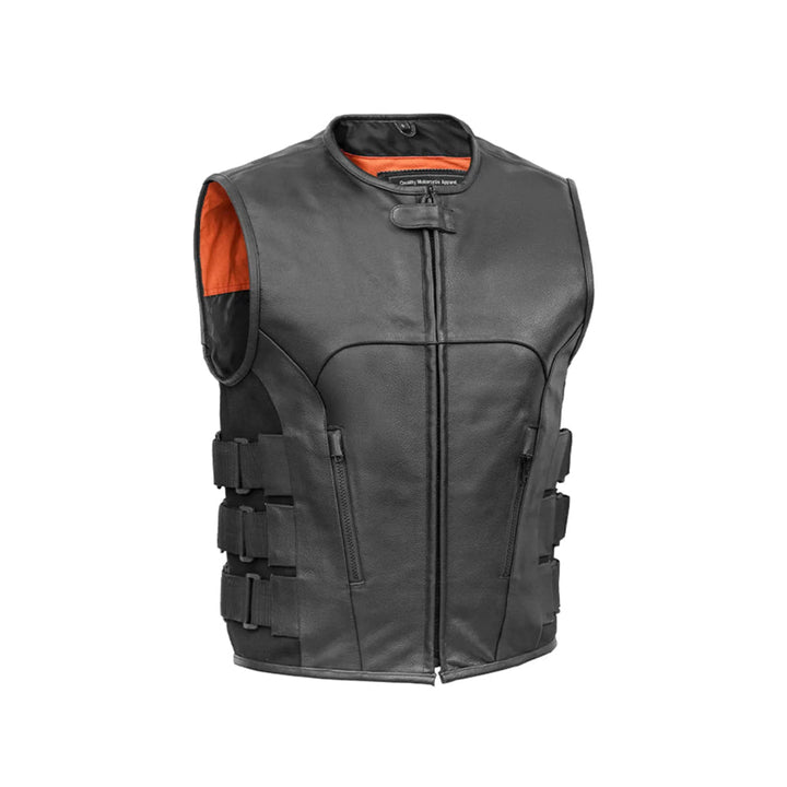 Stylish Sleeveless Men’s Leather Vest