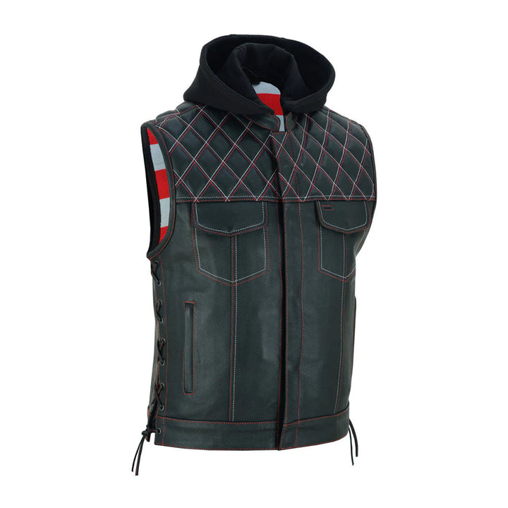 Urban Style Men’s Leather Vest
