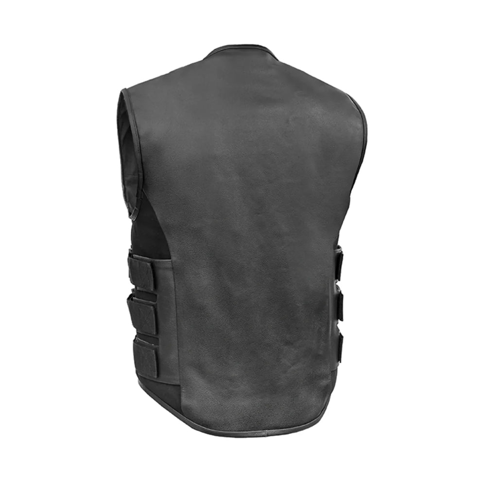 Stylish Sleeveless Men’s Leather Vest