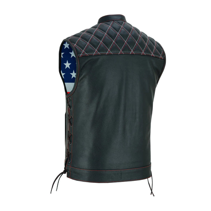 Urban Style Men’s Leather Vest