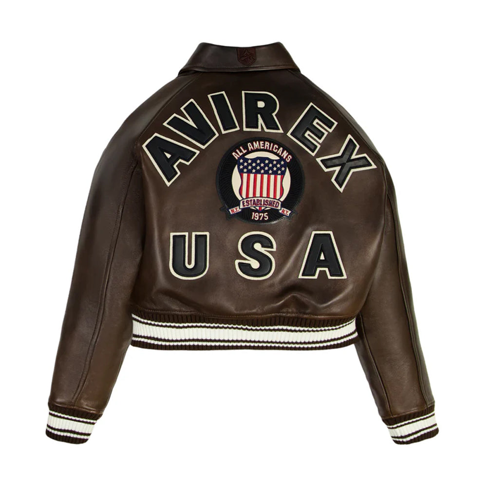 WOMEN CLASSIC BROWN LEATHER ICON JACKET
