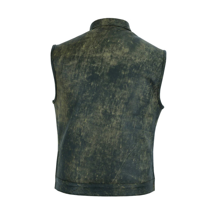 Toretto Men's Motorcycle Leather Vest